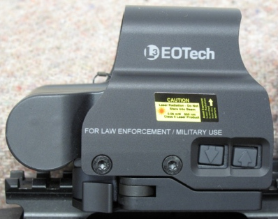 Left side of an EOTech Exps2-2