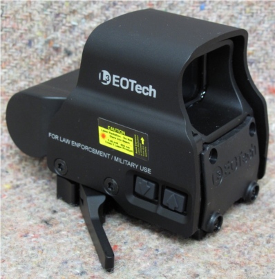 Lever on an EOTech Exps2-2