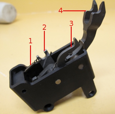Trigger mechanism parts