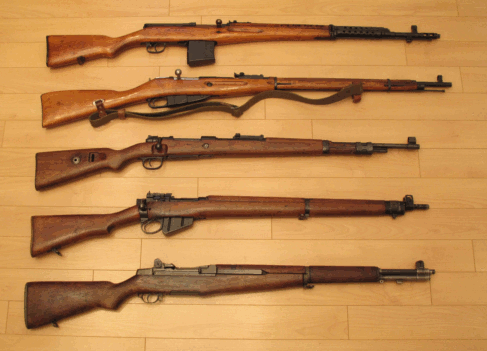 All rifles together