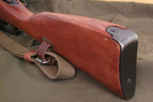 Butt plate on the Mosin