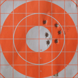 Lee Enfield accuracy test target